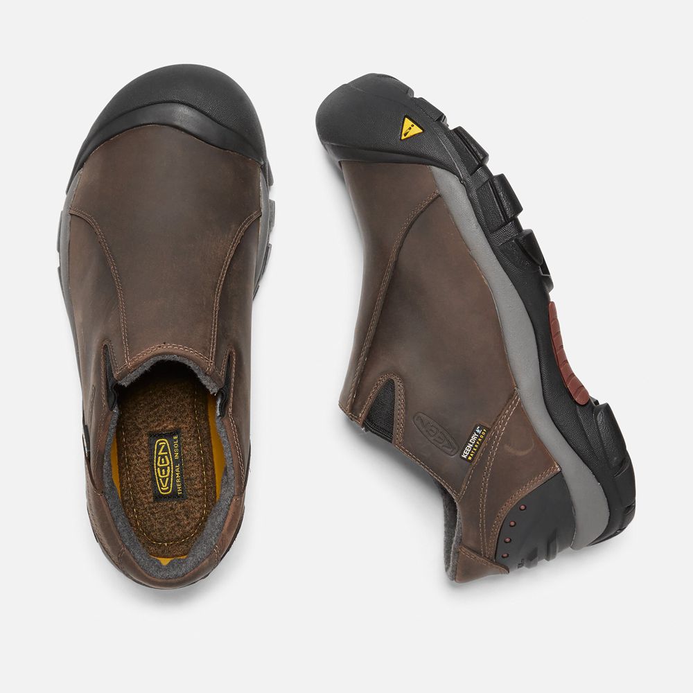 Keen Slip-On Erkek Kahverengi - Brixen Waterproof Kısa - Türkiye FATJ36941